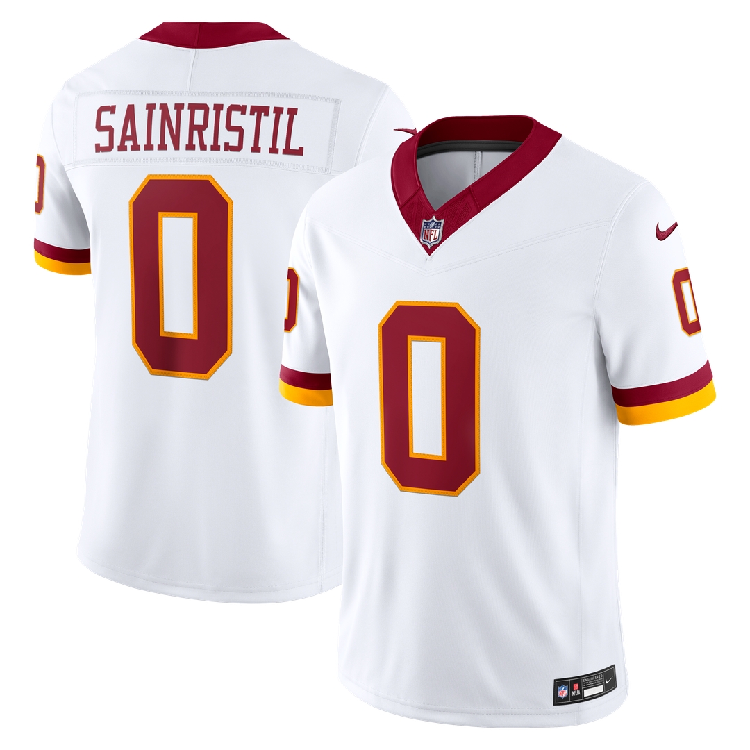 Mike Sainristil Washington Commanders Vapor F.U.S.E. Stitched Limited Jersey - White