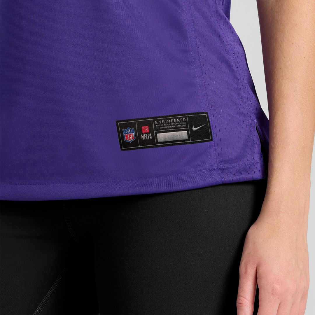 Ryan Kelly Minnesota Vikings Women's Team Game Jersey - Purple