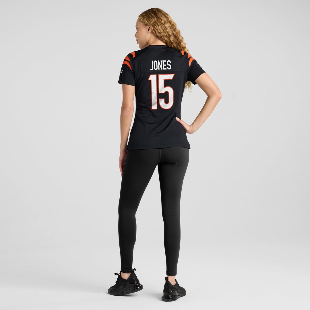 Charlie Jones Cincinnati Bengals Women's Team Game Jersey - Black