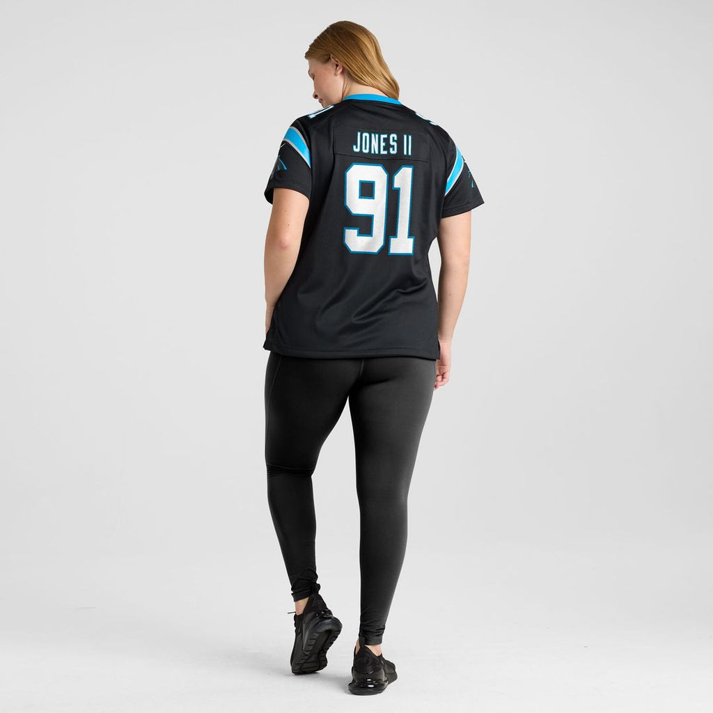 Patrick Jones II Carolina Panthers Women's Team Game Jersey - Black