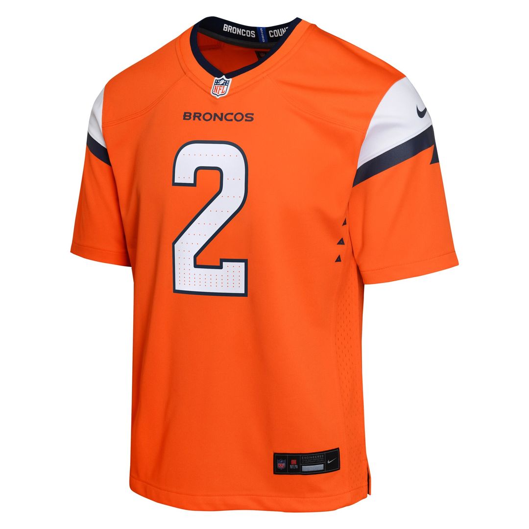 Patrick Surtain II Denver Broncos Youth Game Jersey - Orange