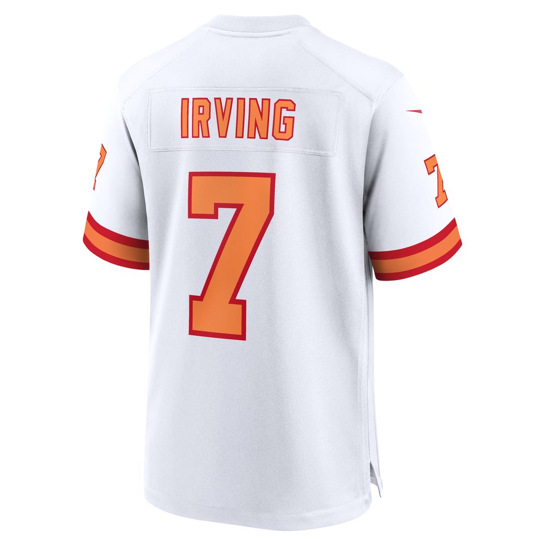 Bucky Irving '76 Tampa Bay Buccaneers Game Jersey - White