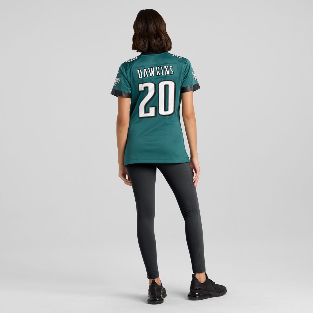 Brian Dawkins Philadelphia Eagles Women's Retired Player Game Jersey - Midnight Green