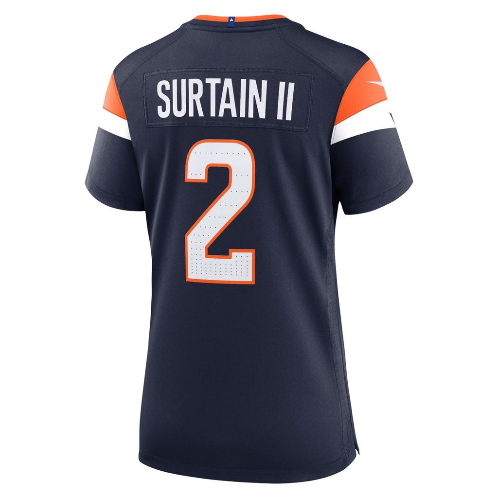 Patrick Surtain II Denver Broncos Women's Alternate Game Jersey - Navy