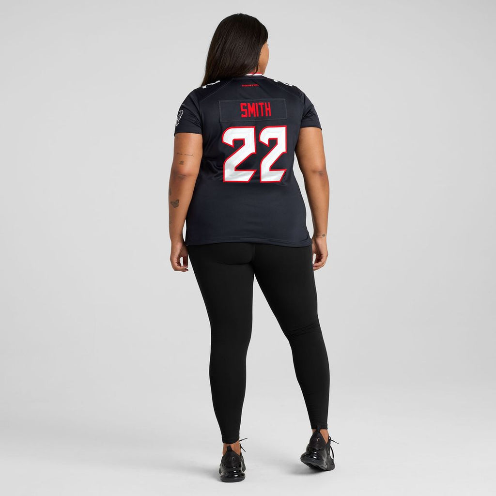 Jaylin Smith Houston Texans Women's Team Game Jersey - Navy