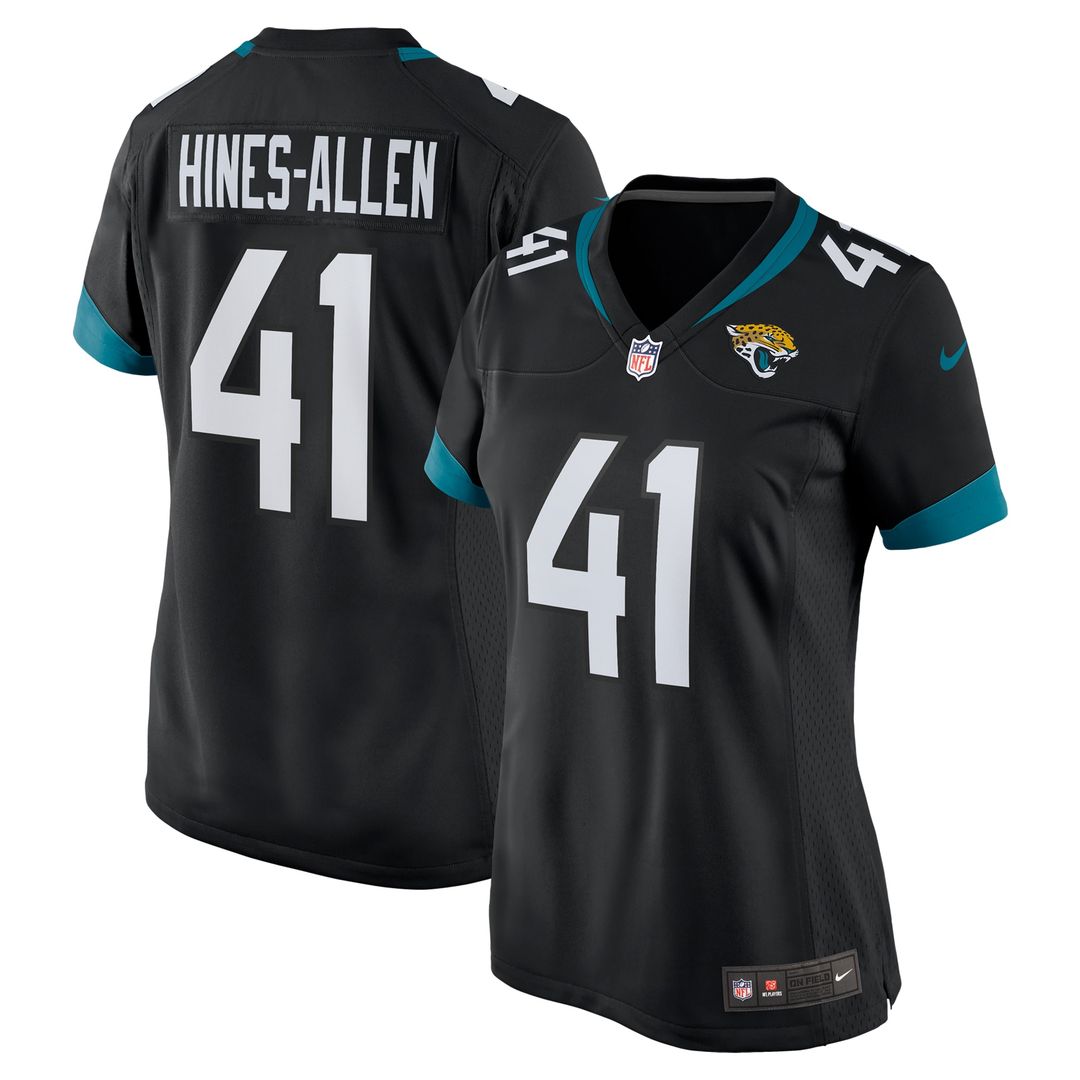 Josh Hines-Allen Jacksonville Jaguars Women's Player Game Jersey - Teal