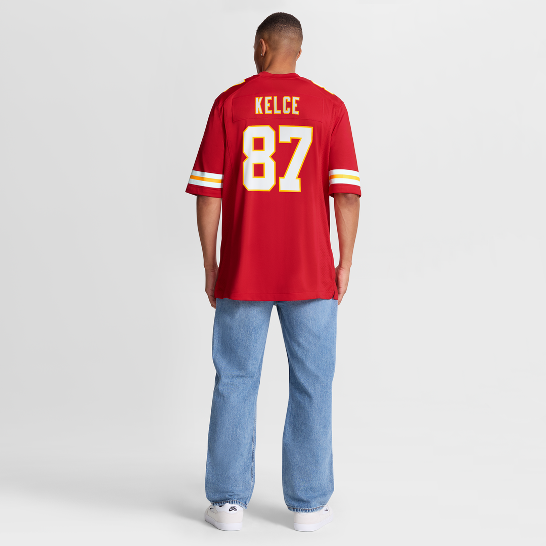 Travis Kelce Kansas City Chiefs Game Jersey - Red