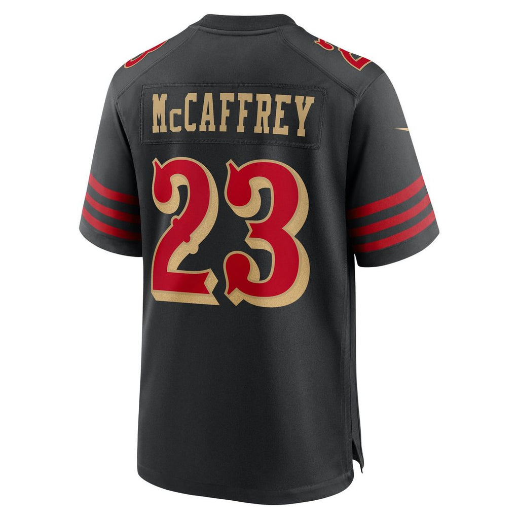 Christian McCaffrey San Francisco 49ers 2025 Rivalries Collection Game Jersey - Black