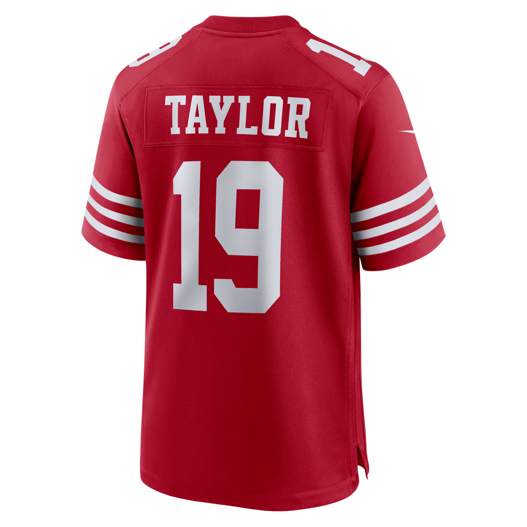 Trent Taylor San Francisco 49ers Team Game Jersey - Scarlet