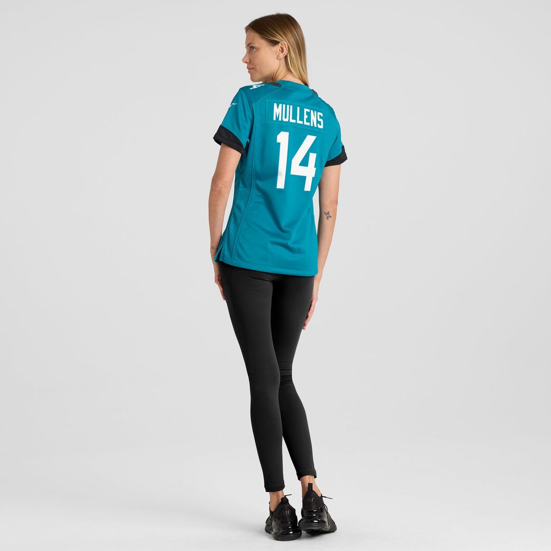 Nick Mullens Jacksonville Jaguars Women's Team Game Jersey - Teal