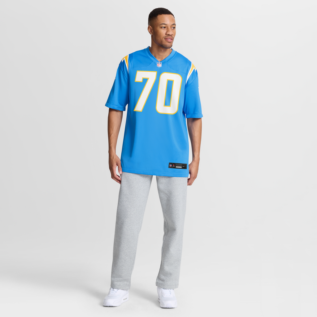 Rashawn Slater Los Angeles Chargers Game Jersey - Powder Blue