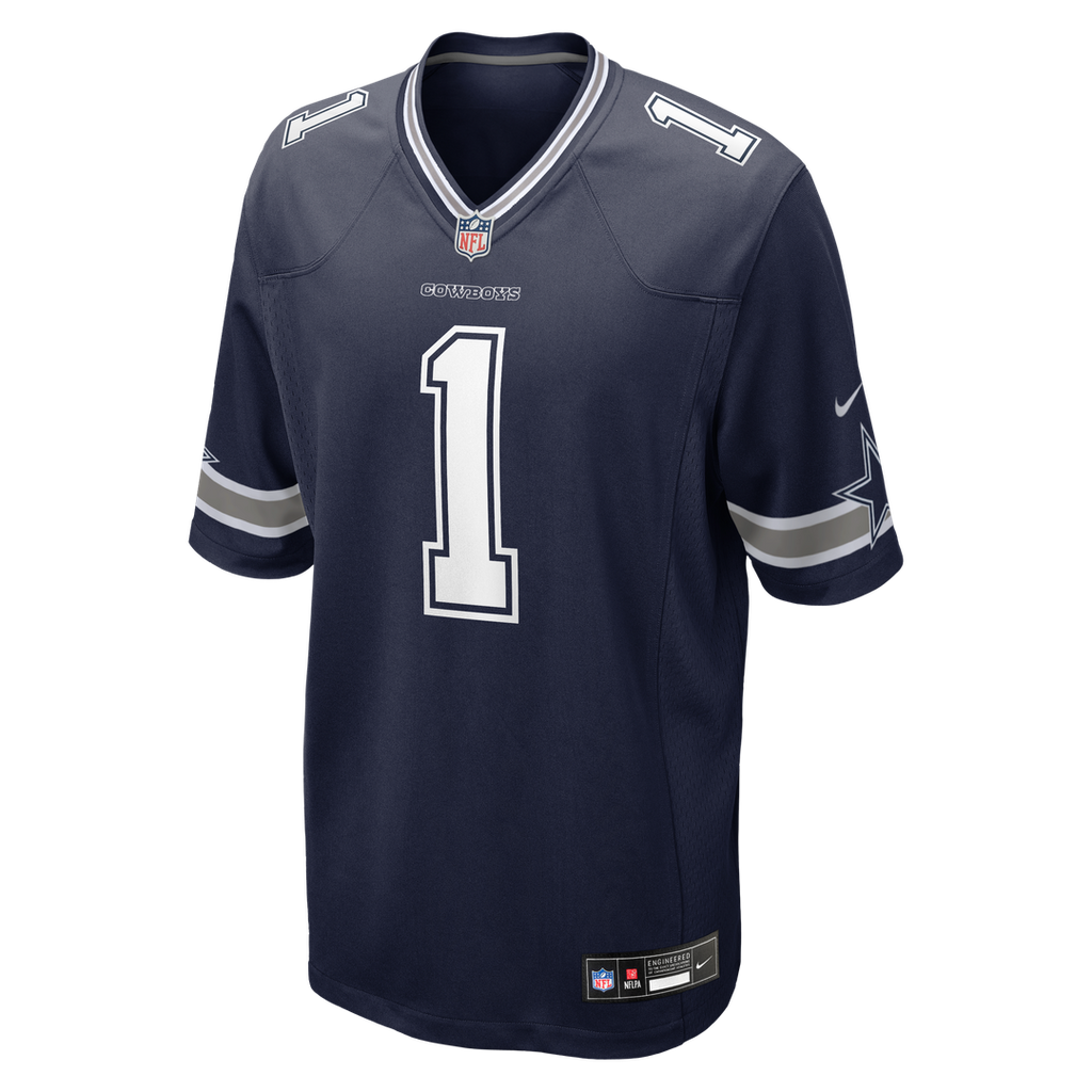 Number 1 Groom Dallas Cowboys Game Jersey - Navy
