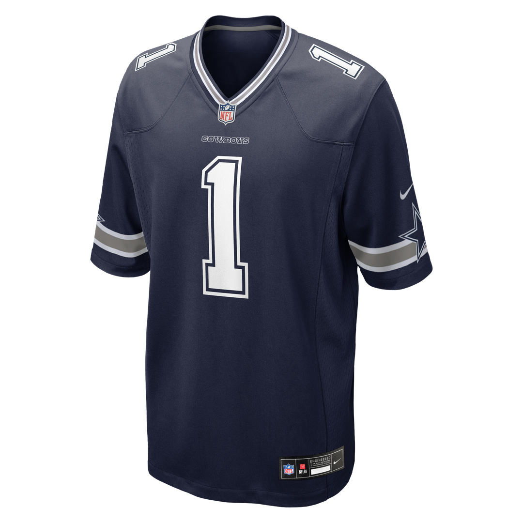 Number 1 Groom Dallas Cowboys Game Jersey - Navy