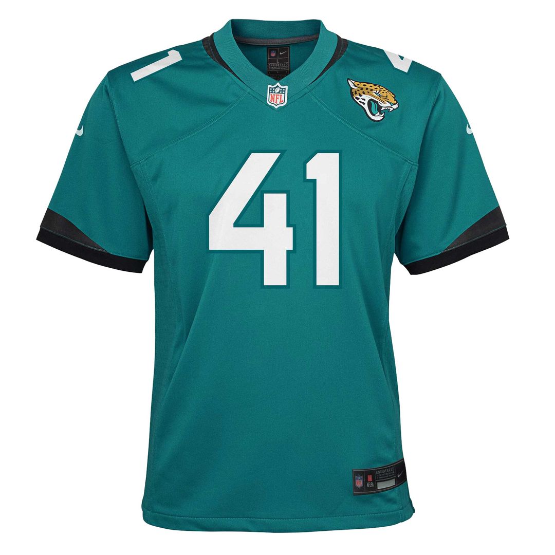 Josh Hines-Allen Jacksonville Jaguars Youth Game Jersey - Teal