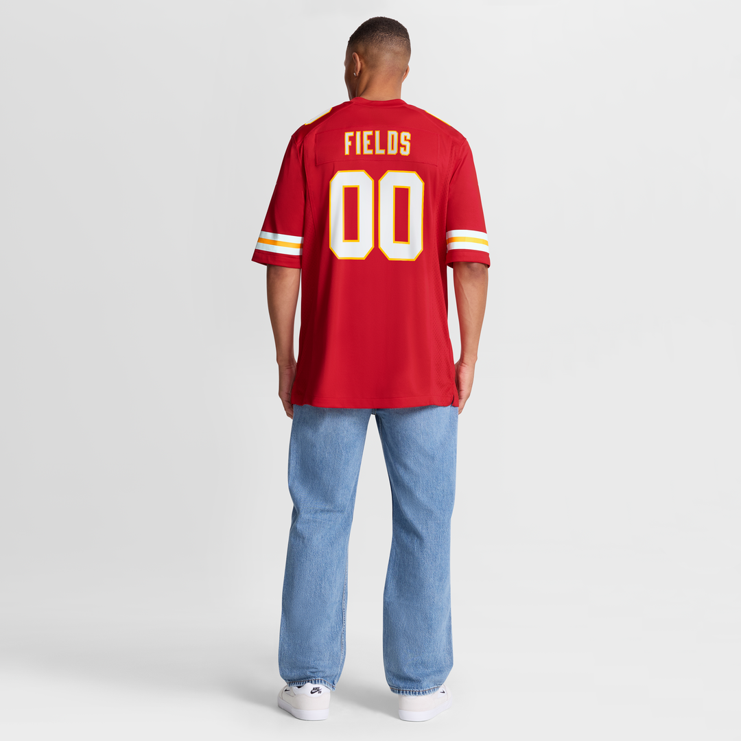 Justin Fields Kansas City Chiefs Game Jersey - Red
