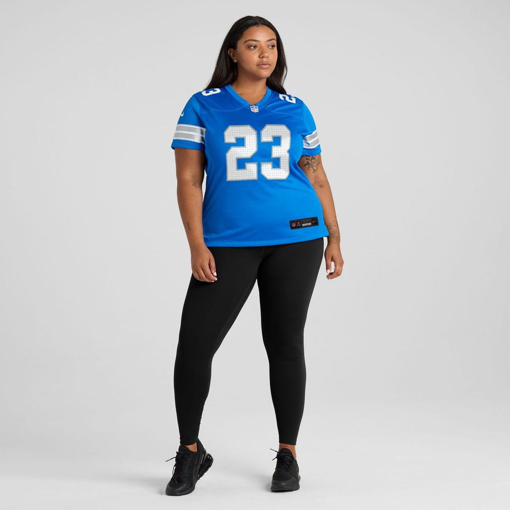 Rock Ya-Sin Detroit Lions Women's Team Game Jersey - Blue