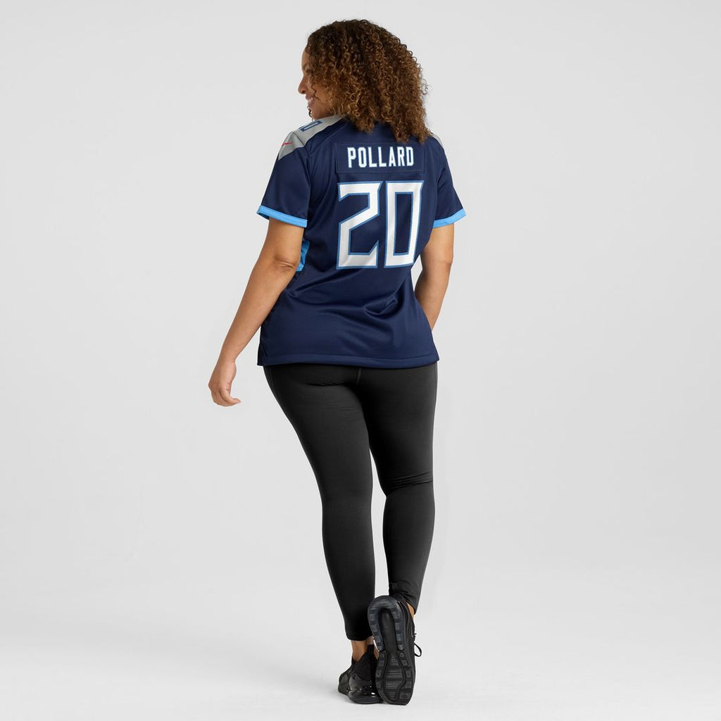 Tony Pollard Tennessee Titans Women's Game Player Jersey - Navy