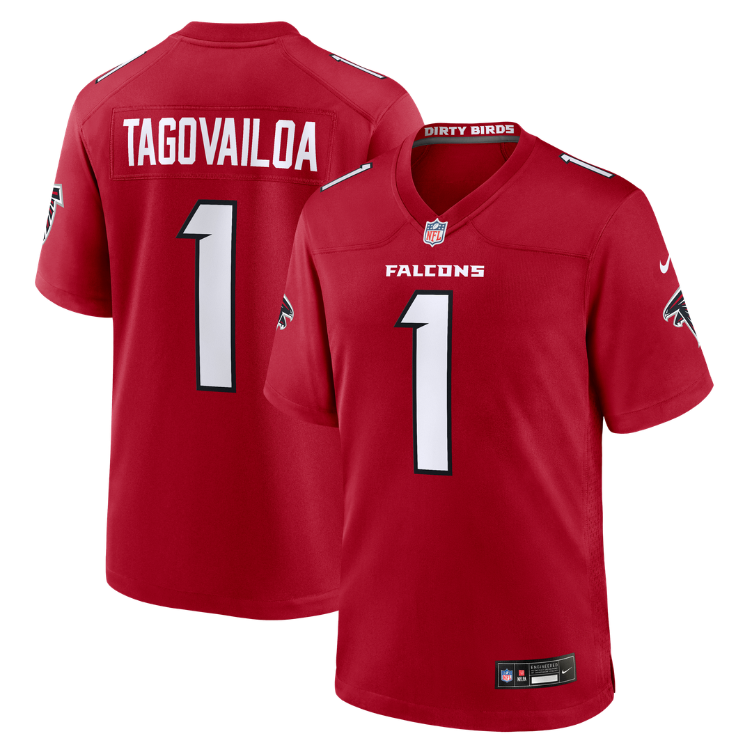 Tua Tagovailoa Atlanta Falcons Game Jersey - Red