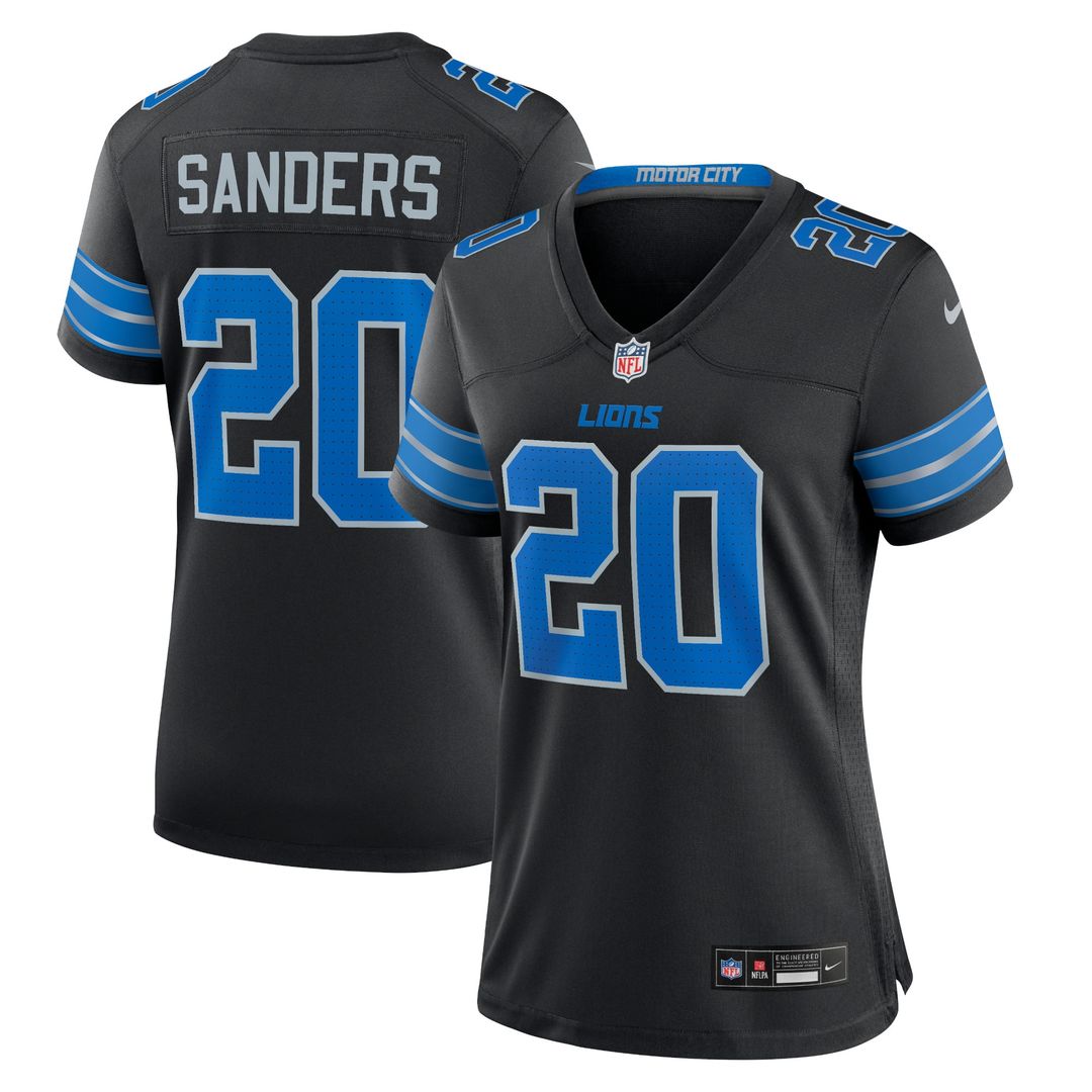 Barry Sanders Detroit Lions Women's Retired Player Game Jersey - Blue