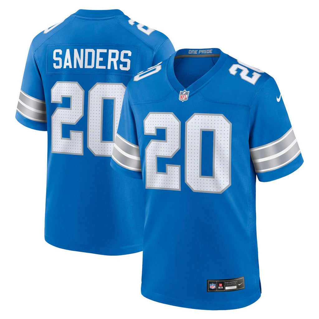 Barry Sanders Detroit Lions 2nd Alternate Retired Player Game Jersey - Black