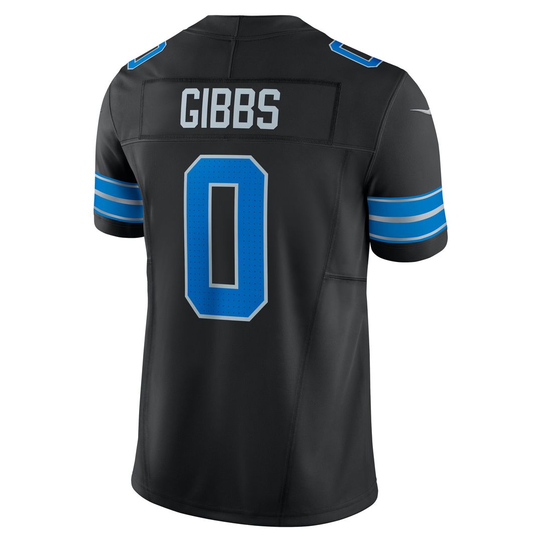 Jahmyr Gibbs Detroit Lions 2nd Alternate Vapor F.U.S.E. Limited Jersey - Black
