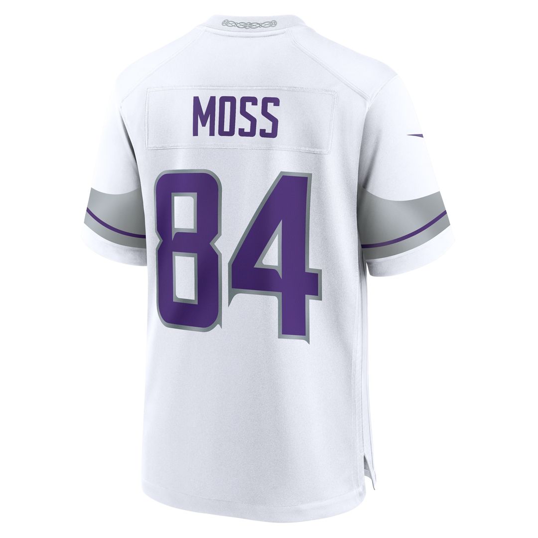 Randy Moss Minnesota Vikings Classic Retired Player Game Jersey - Purple