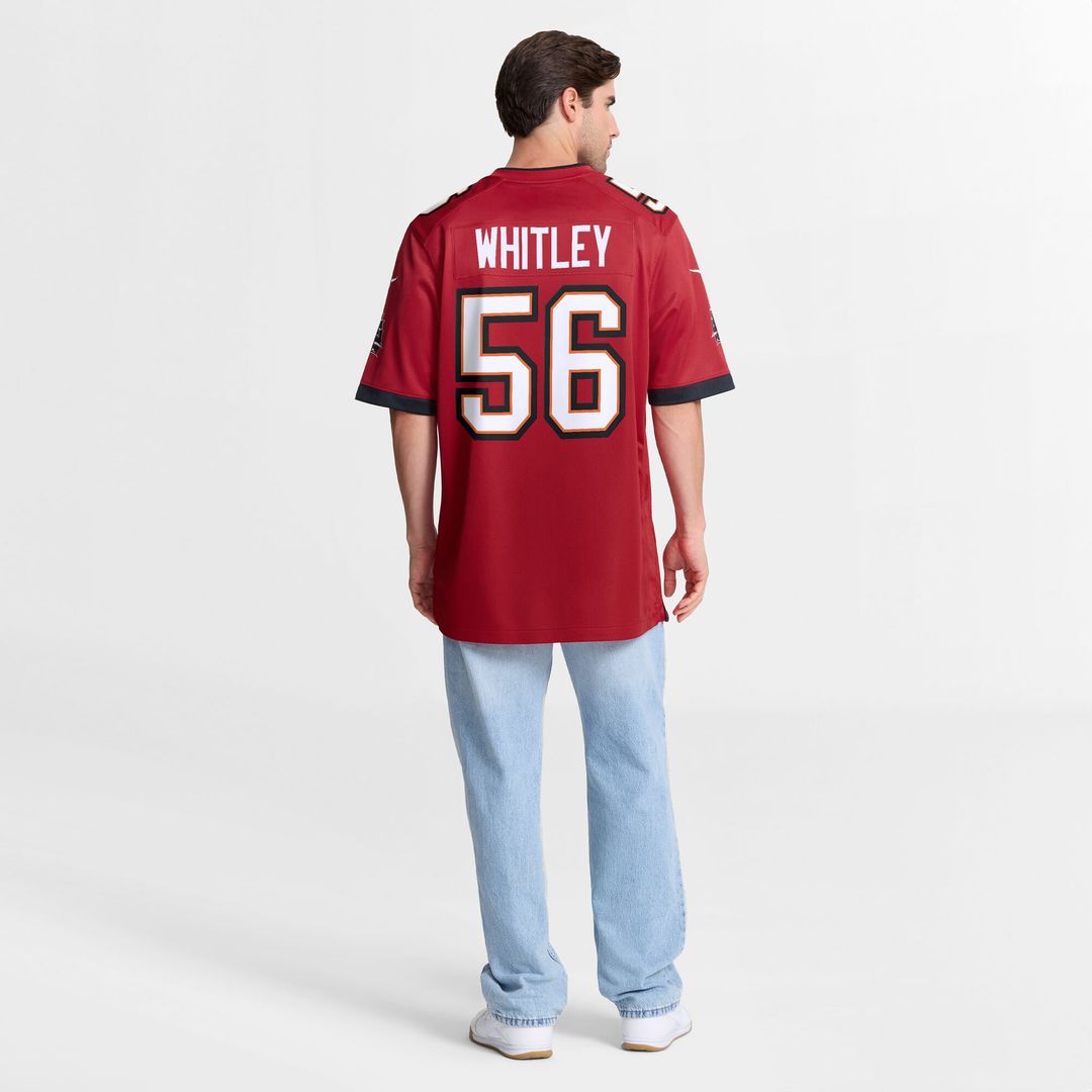 Benton Whitley Tampa Bay Buccaneers Team Game Jersey - Red