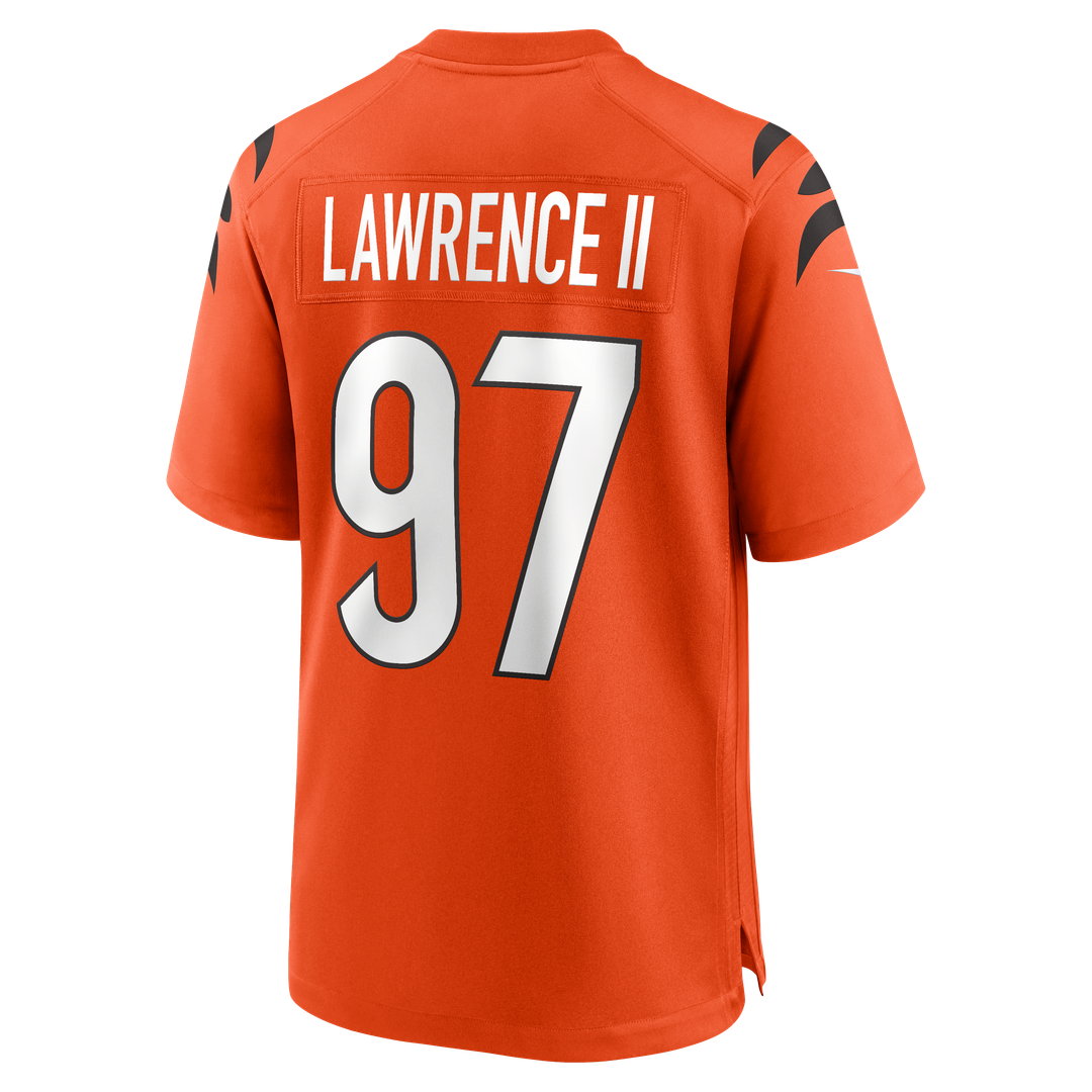 Dexter Lawrence II Cincinnati Bengals Game Jersey - Orange
