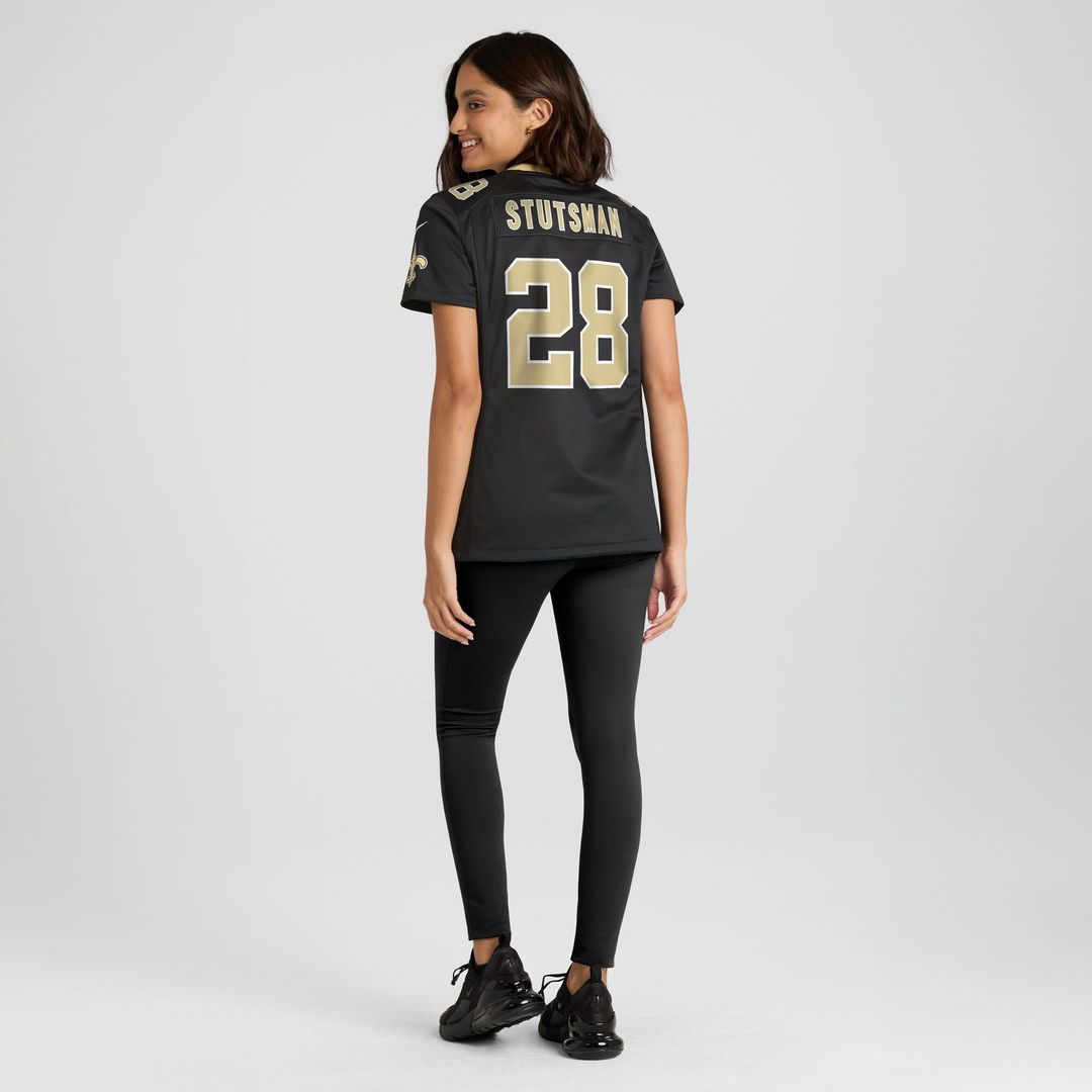 Danny Stutsman New Orleans Saints Women's Team Game Jersey - Black