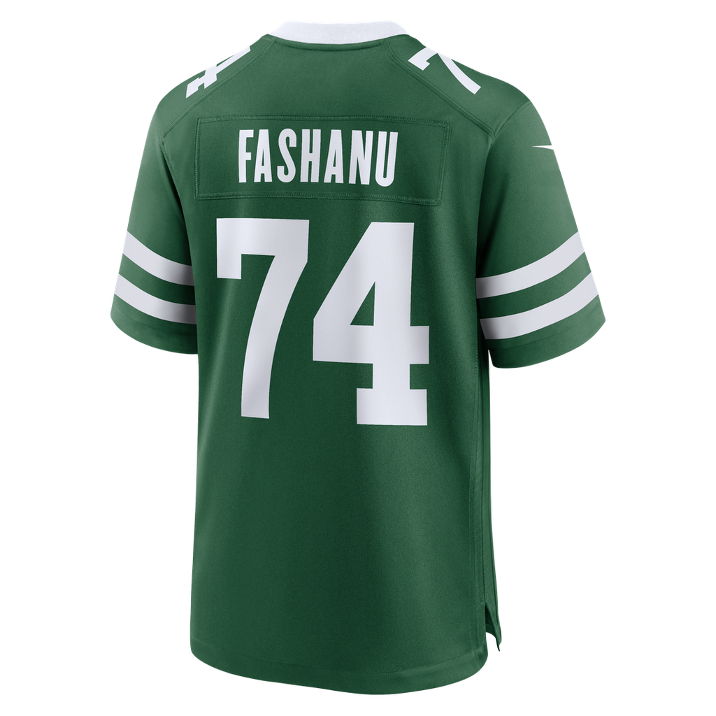 Olu Fashanu New York Jets Player Game Jersey - Gotham Green
