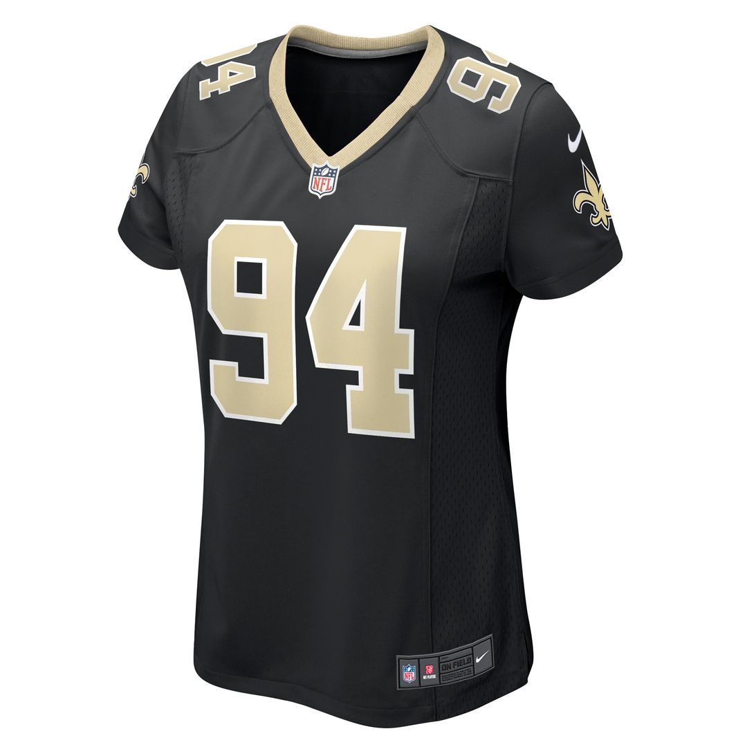 Cameron New Orleans Saints Women's Team Game Jersey - Black