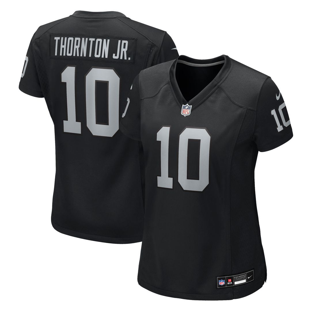 Dont'e Thornton Jr. Las Vegas Raiders Women's Team Game Jersey - Black