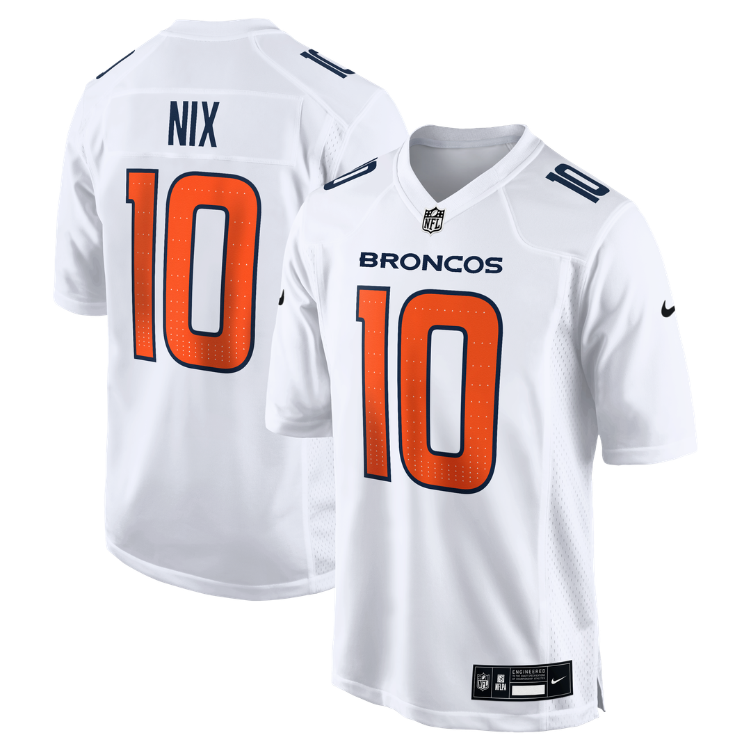 Bo Nix Denver Broncos Tundra Fashion Game Jersey - White