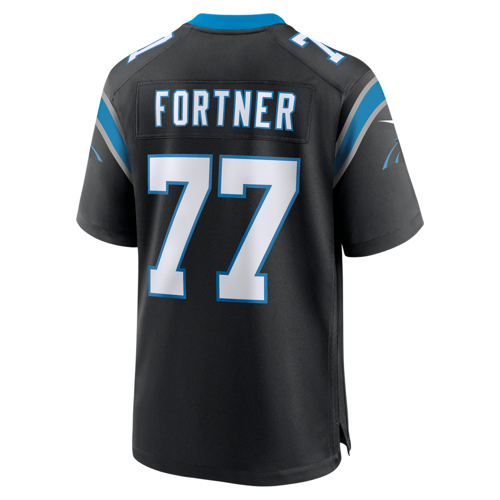 Luke Fortner Carolina Panthers Team Game Jersey - Black