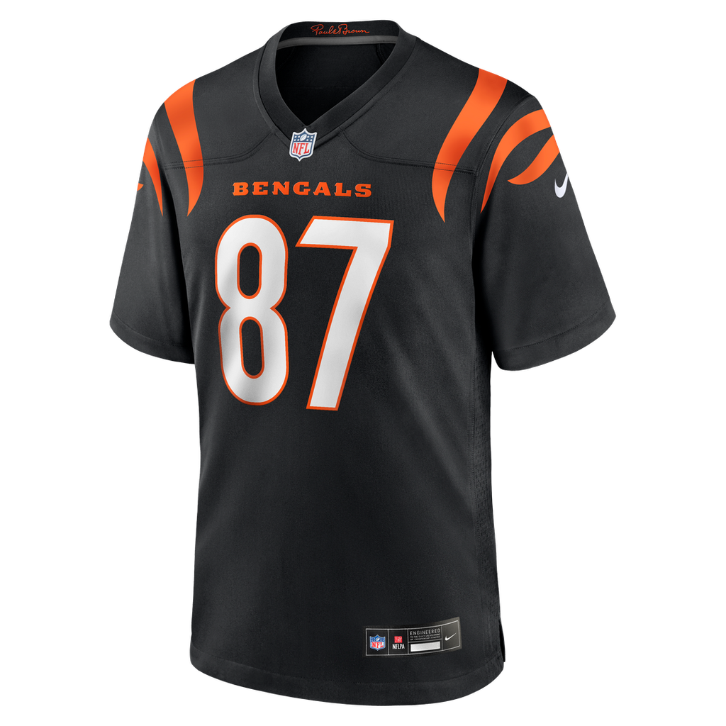 Tanner Hudson Cincinnati Bengals Home Game Player Jersey - Black