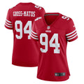 Yetur Gross-Matos San Francisco 49ers Women's Team Game Jersey - Scarlet