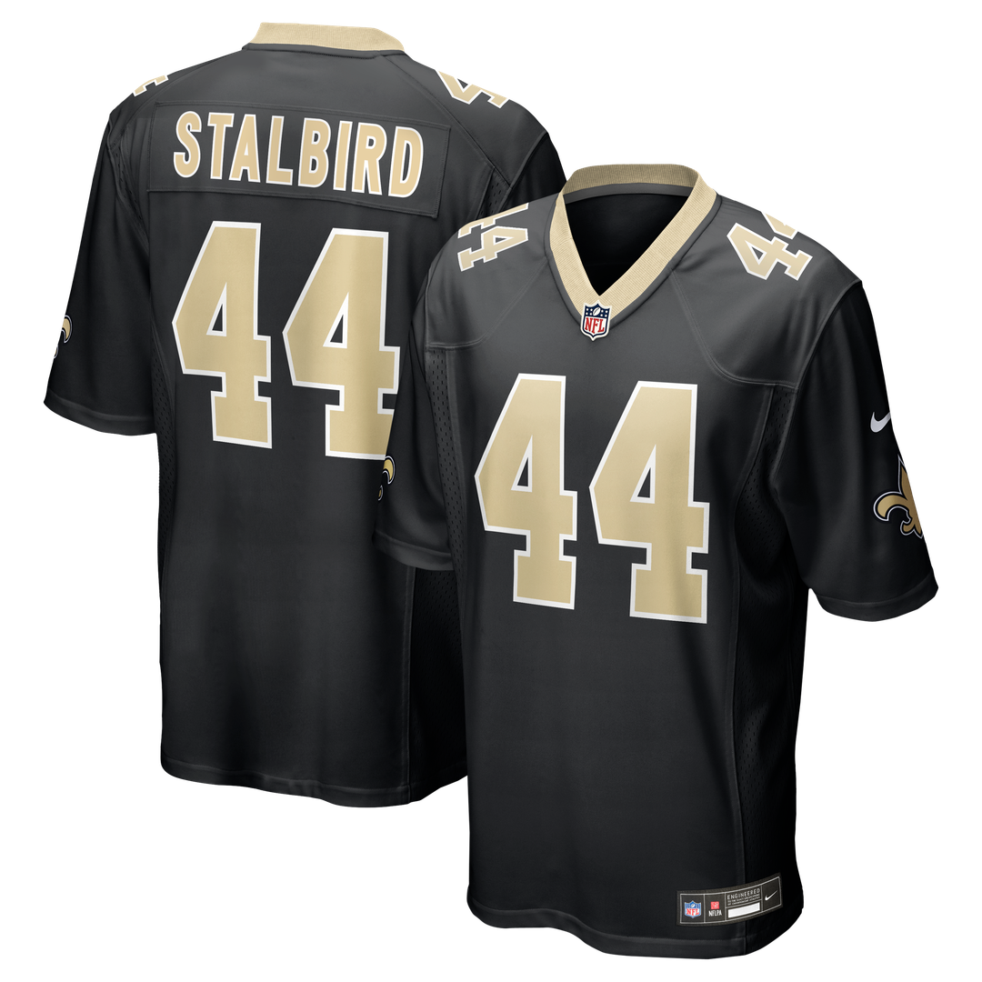 Isaiah Stalbird New Orleans Saints Team Game Jersey - Black