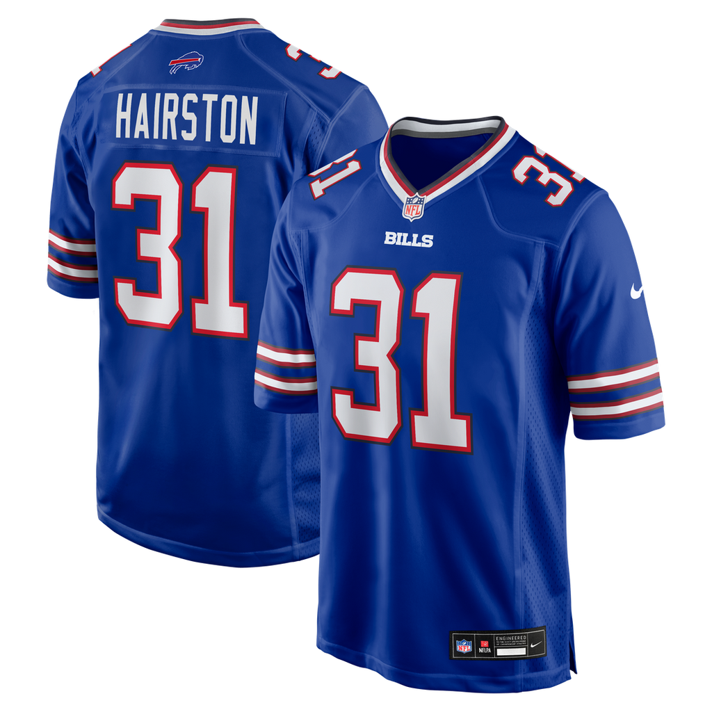 Maxwell Hairston Buffalo Bills Game Player Jersey - Royal