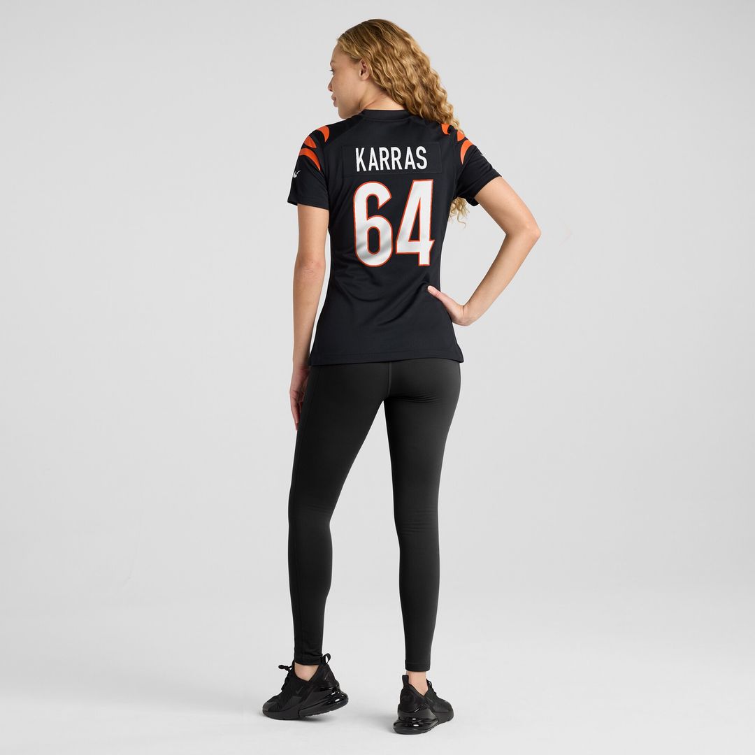 Ted Karras Cincinnati Bengals Women's Game Player Jersey - Black