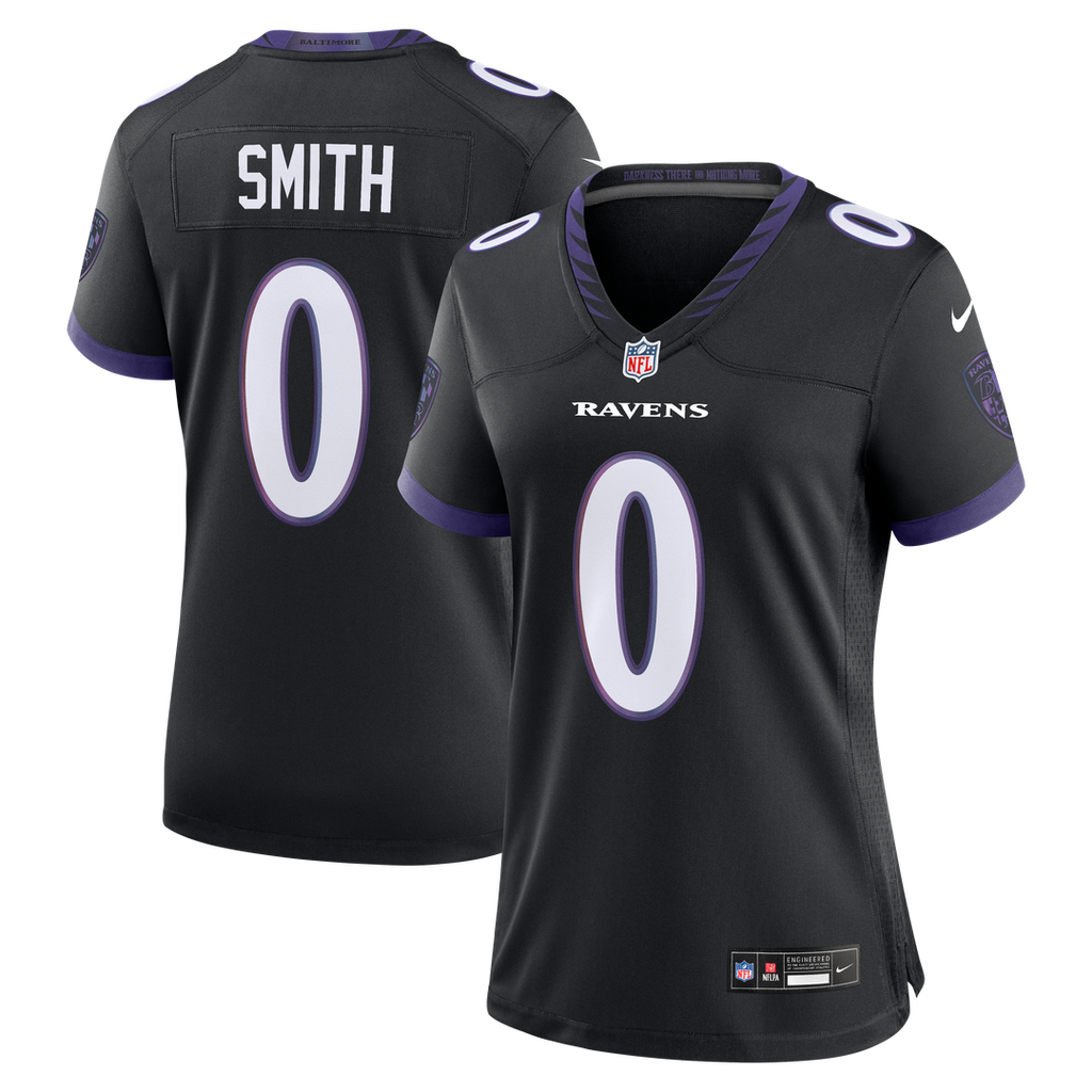 Roquan Smith Baltimore Ravens Women's Team Game Jersey - Purple