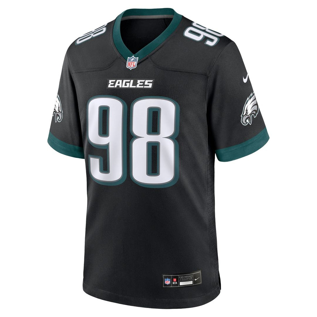Jalen Carter Philadelphia Eagles Alternate Game Jersey - Kelly Green