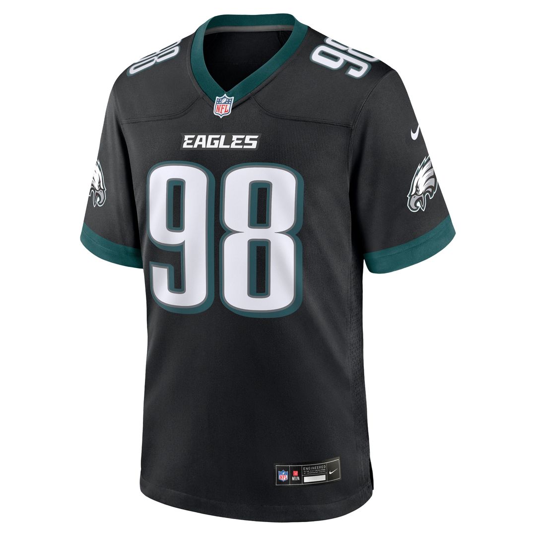 Jalen Carter Philadelphia Eagles Alternate Game Jersey - Kelly Green