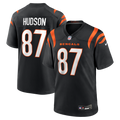 Tanner Hudson Cincinnati Bengals Home Game Player Jersey - Black