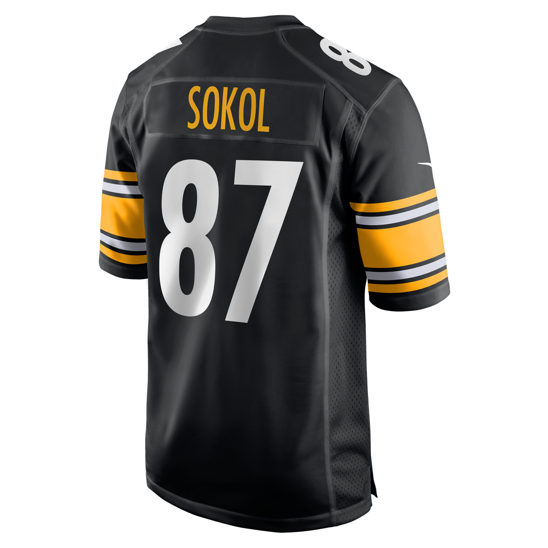Matt Sokol Pittsburgh Steelers Team Game Jersey - Black