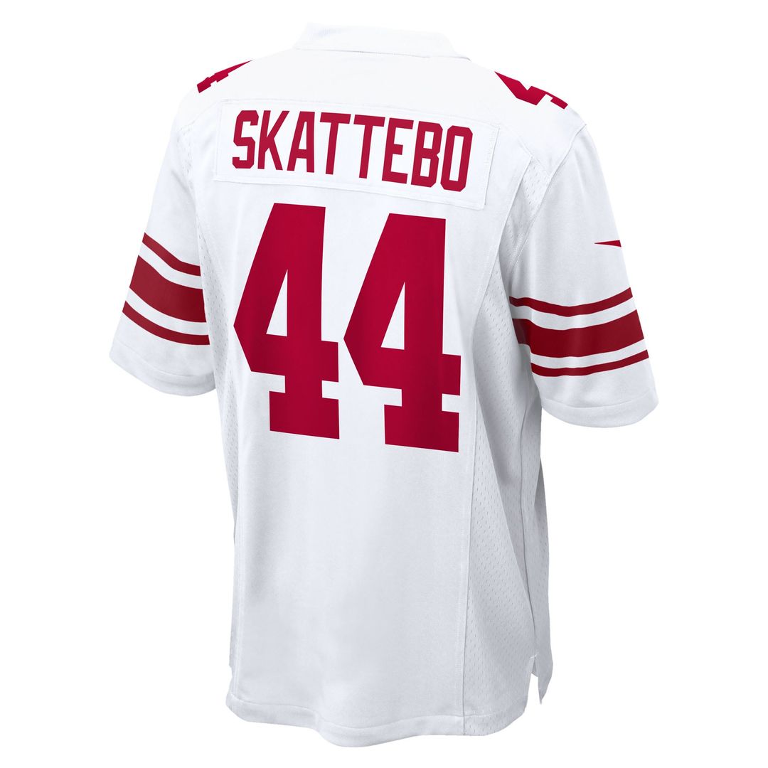 Cam Skattebo New York Giants Game Jersey - White