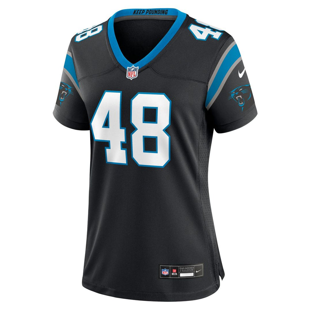 Thomas Incoom Carolina Panthers Women's Team Game Jersey - Black