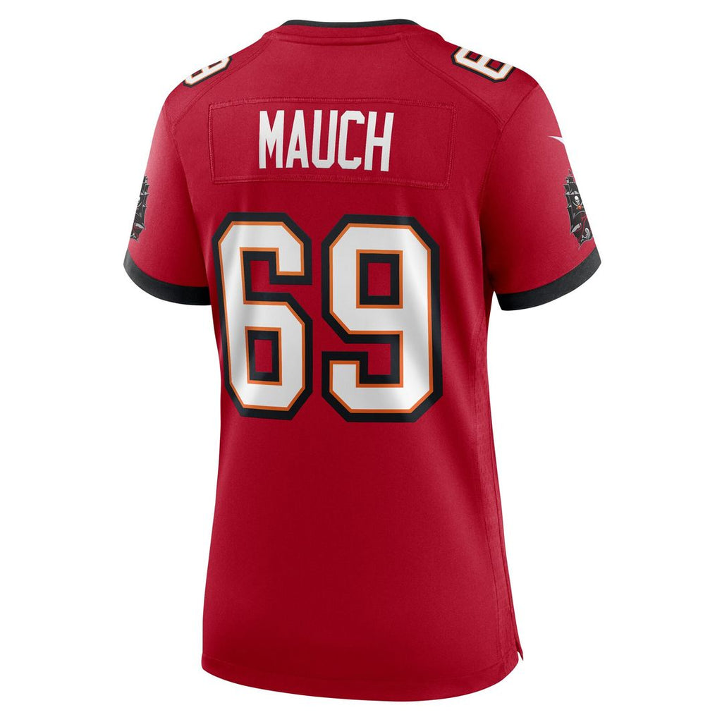 Cody Mauch Tampa Bay Buccaneers Women's Game Jersey - Red