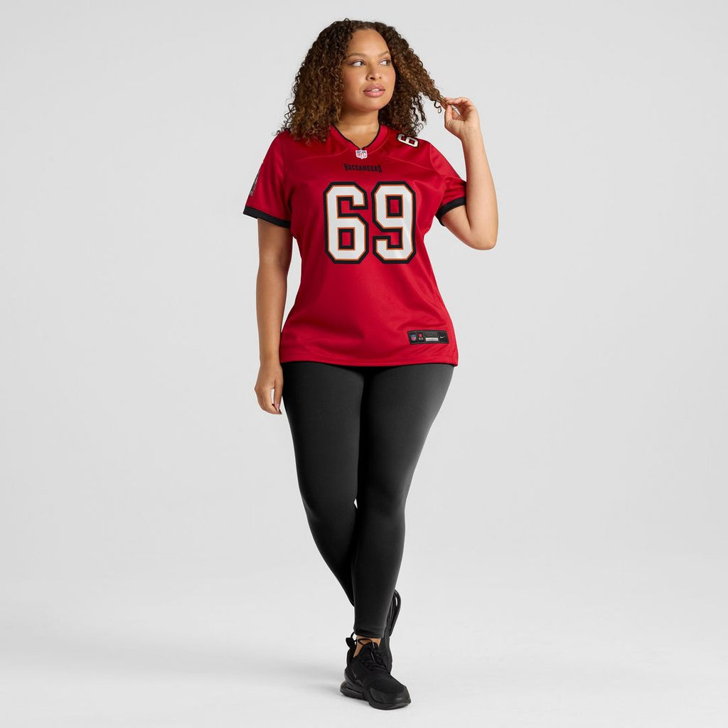 Cody Mauch Tampa Bay Buccaneers Women's Game Jersey - Red