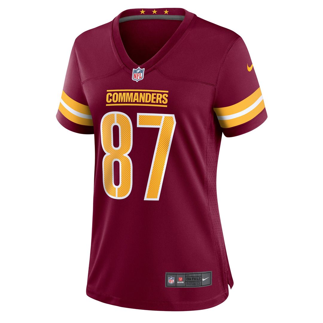 John Bates Washington Commanders Women's Game Jersey - Burgundy
