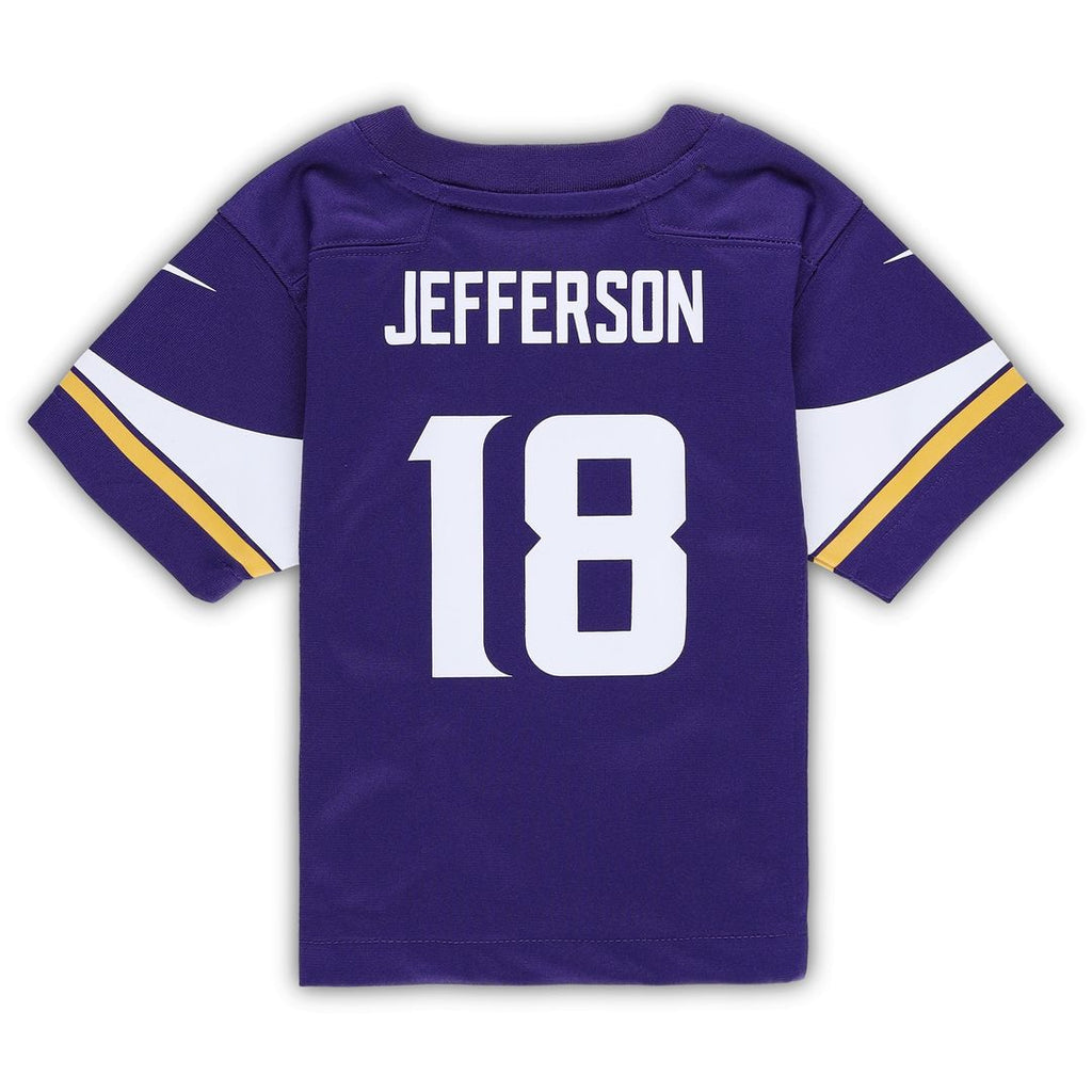 Justin Jefferson Minnesota Vikings Infant Team Player Game Jersey - Purple